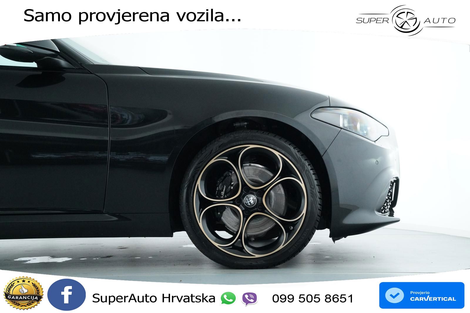 Alfa Romeo Giulia 2.0 Turbo (280 KS) Q4 Automatic LED+GR SJED+ACC