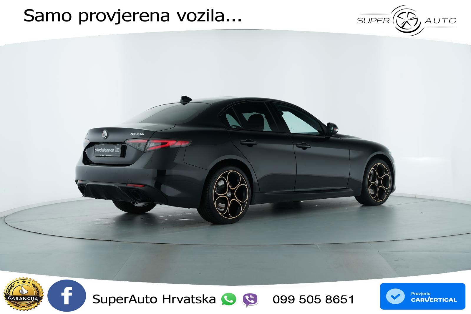 Alfa Romeo Giulia 2.0 Turbo (280 KS) Q4 Automatic LED+GR SJED+ACC