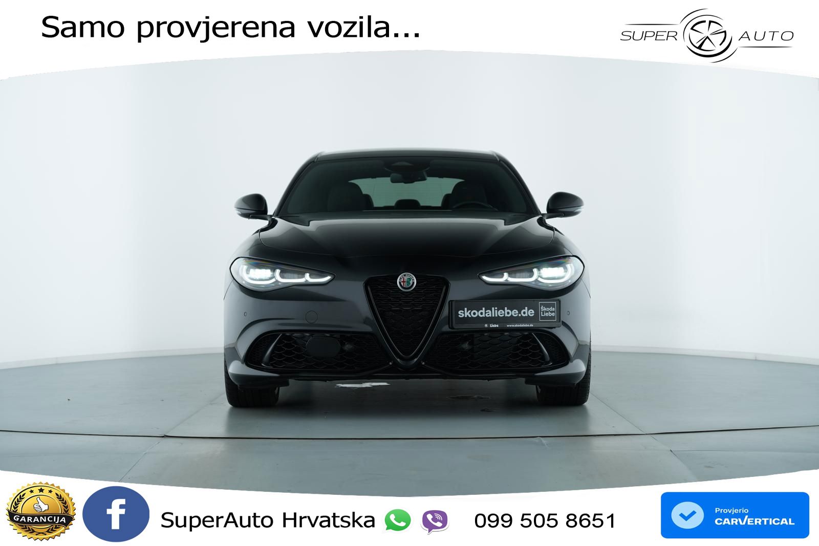 Alfa Romeo Giulia 2.0 Turbo (280 KS) Q4 Automatic LED+GR SJED+ACC