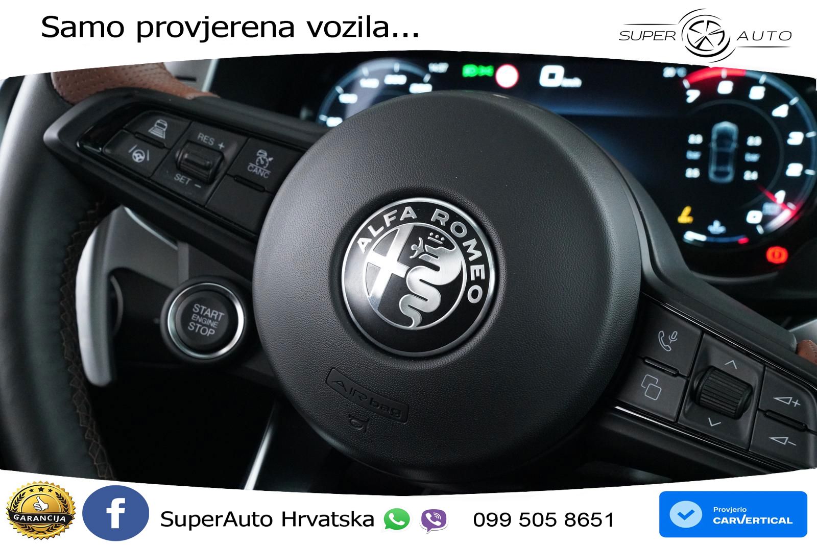 Alfa Romeo Giulia 2.0 Turbo (280 KS) Q4 Automatic LED+GR SJED+ACC