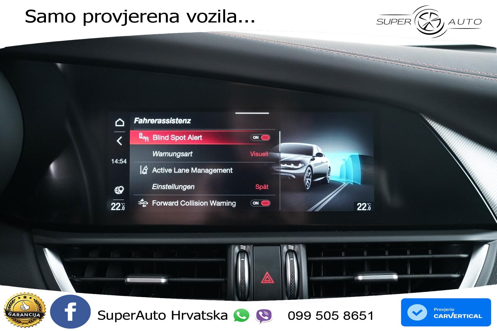 Alfa Romeo Giulia 2.0 Turbo (280 KS) Q4 Automatic LED+GR SJED+ACC