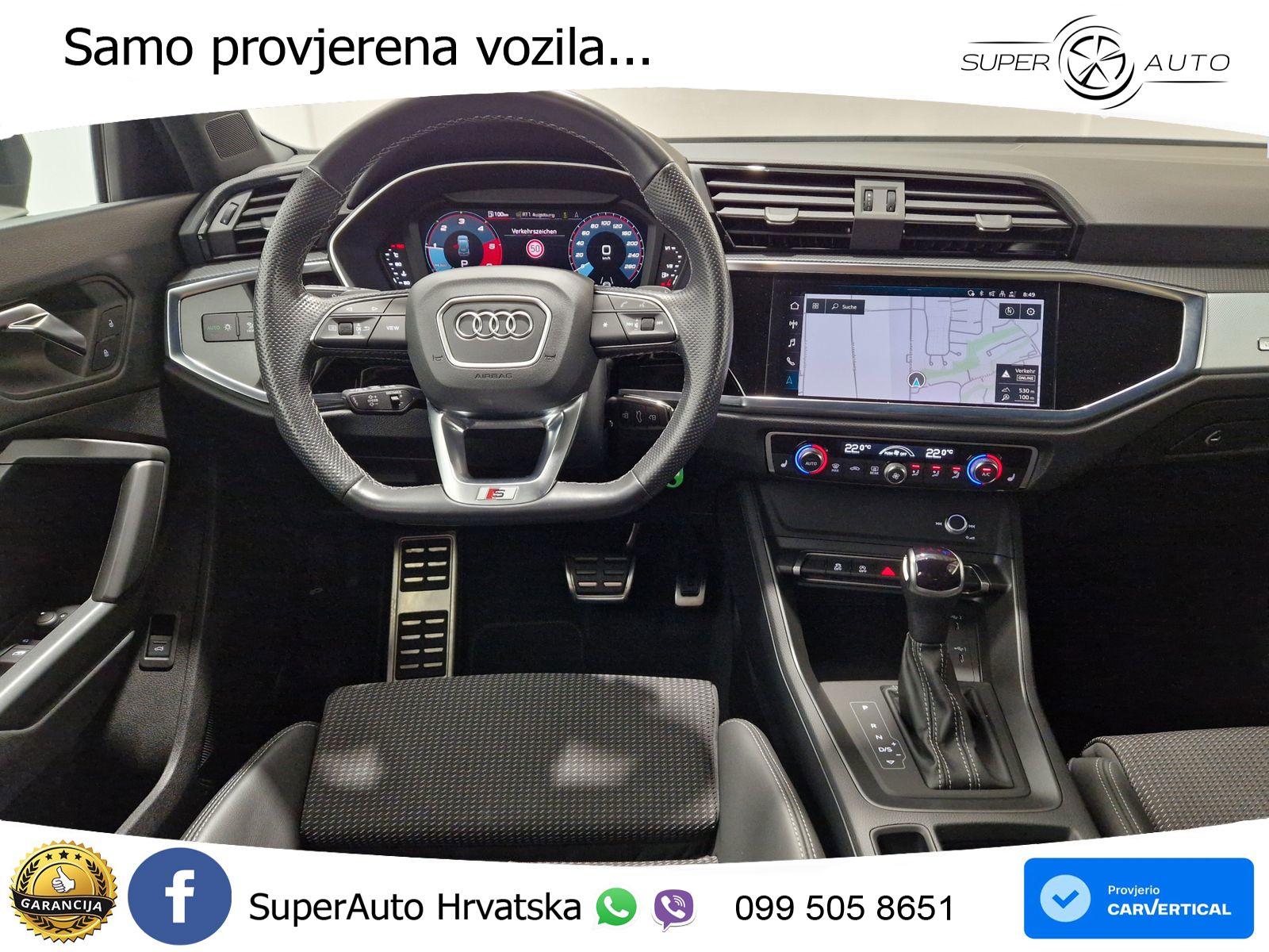 Audi Q3 40 TDI (200 KS) quattro S tronic S line LED+GR SJED+ACC