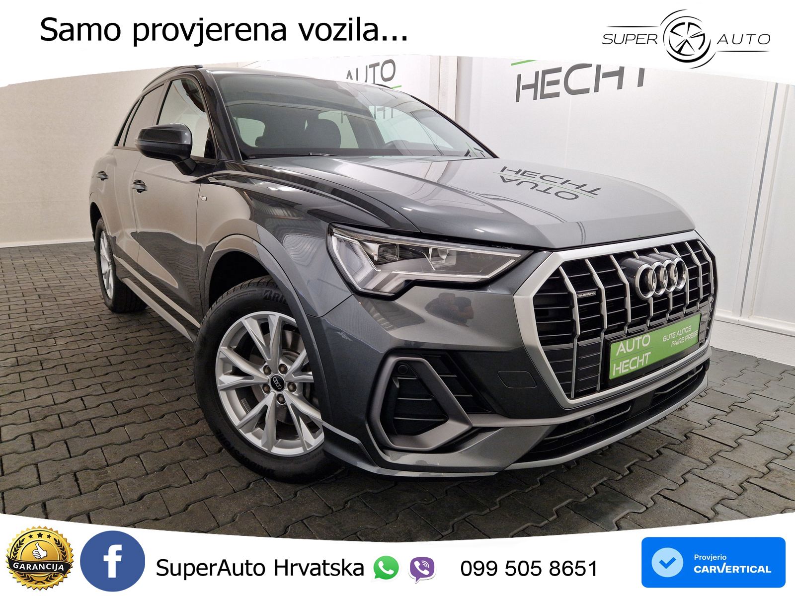 Audi Q3 40 TDI (200 KS) quattro S tronic S line LED+GR SJED+ACC