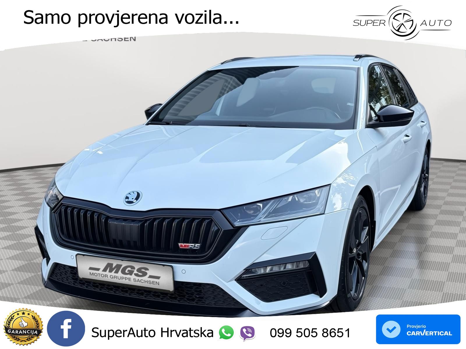 Škoda Octavia Combi RS 2.0 TDI (200 KS) DSG