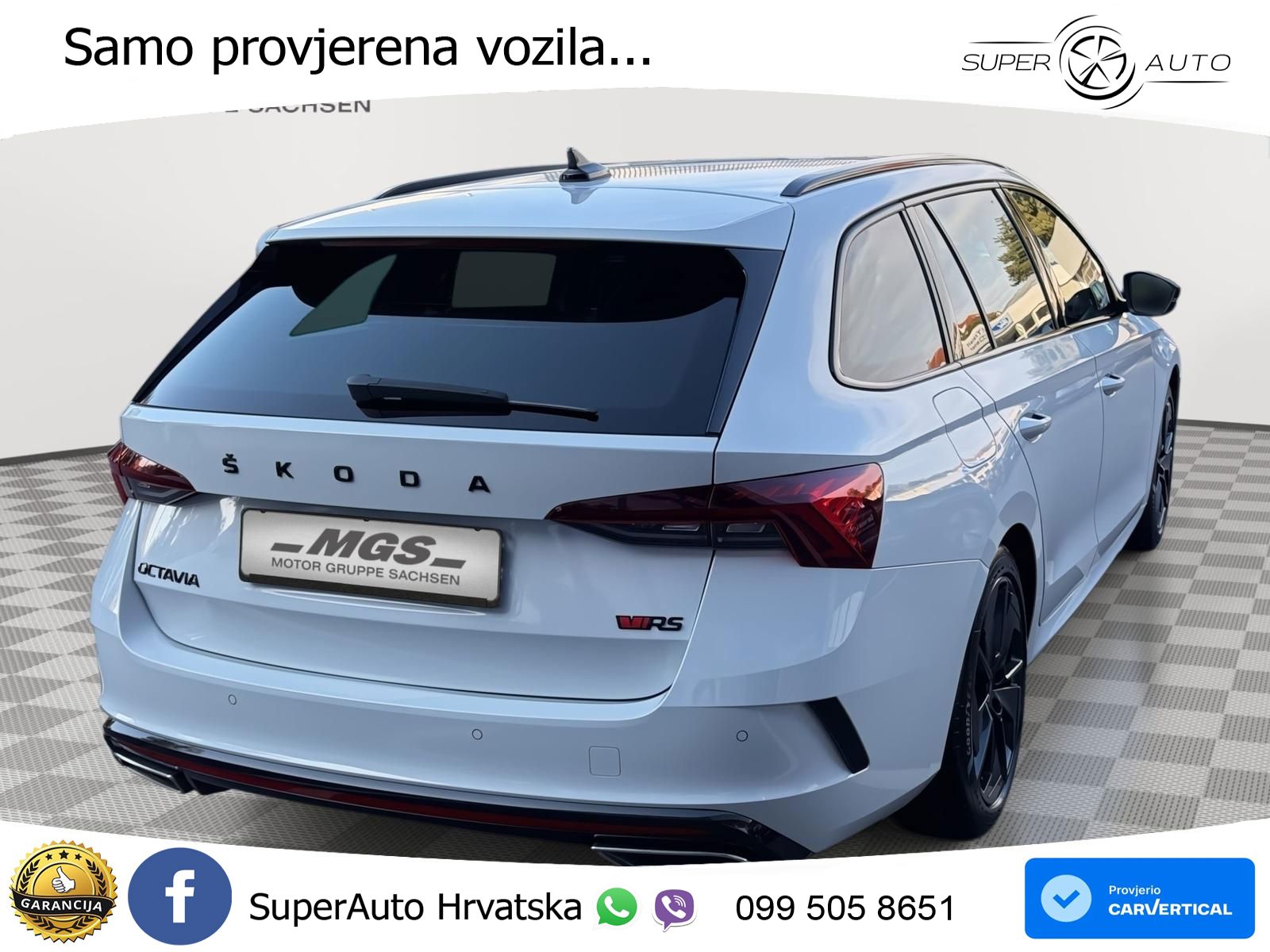 Škoda Octavia Combi RS 2.0 TDI (200 KS) DSG