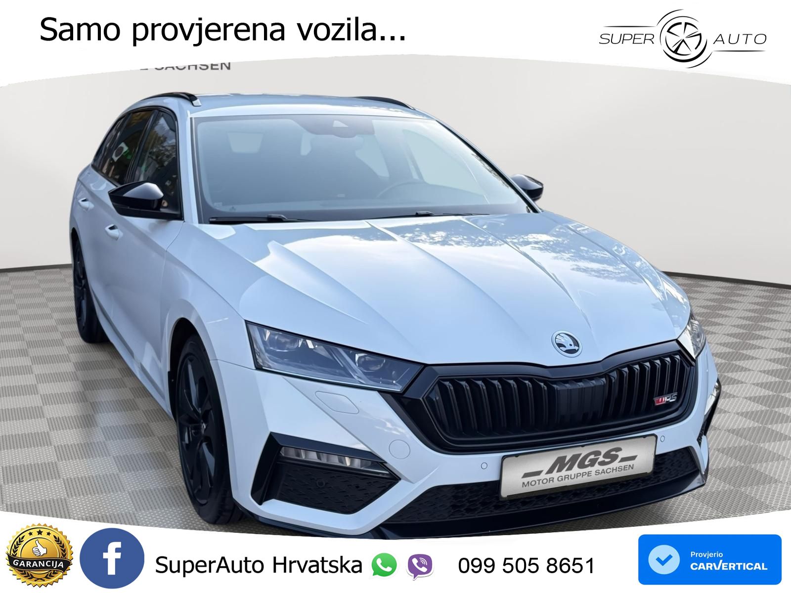 Škoda Octavia Combi RS 2.0 TDI (200 KS) DSG