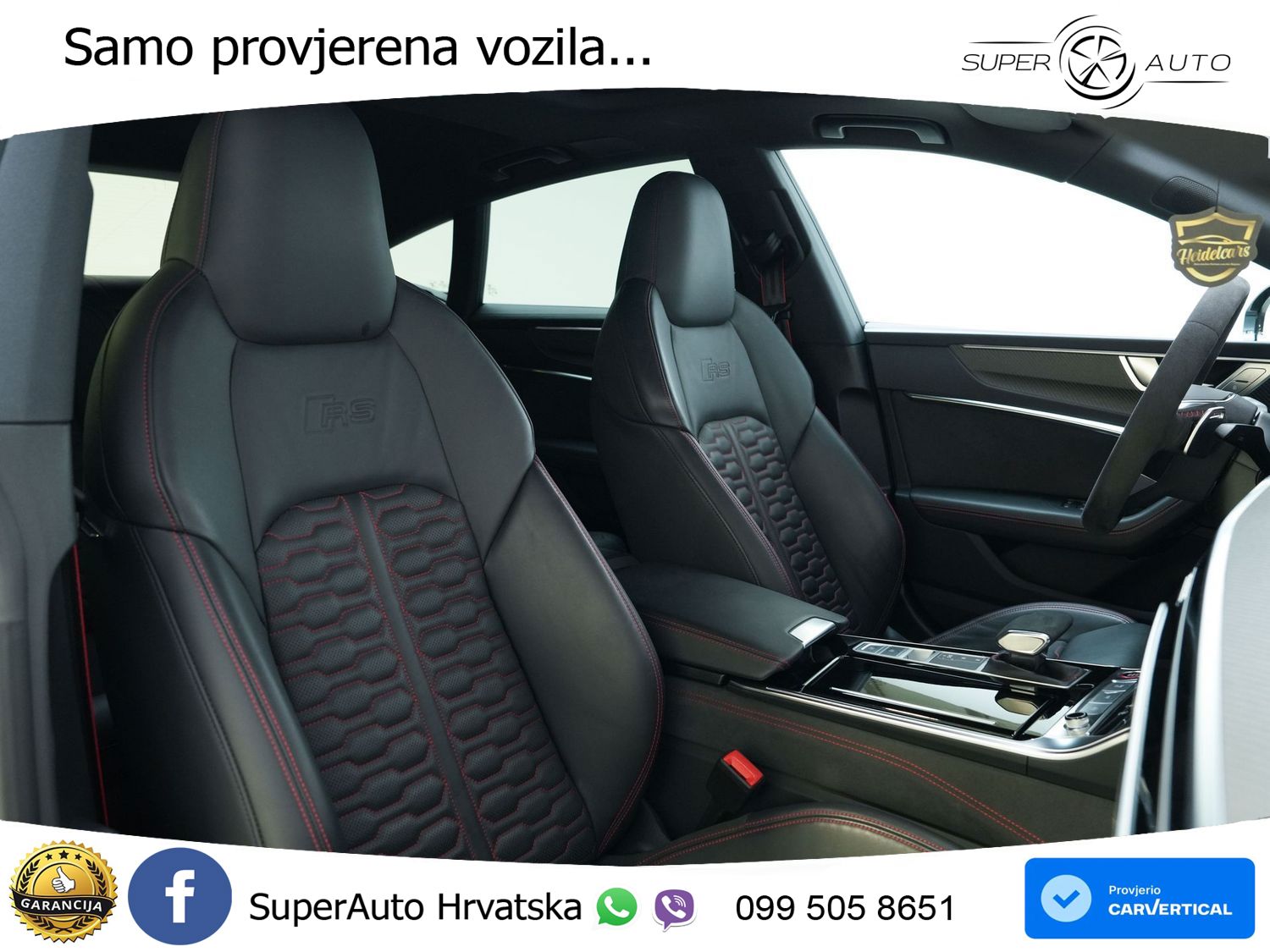 Audi RS7 4.0 TFSI V8 performance (630 KS) quattro tiptronic MATRIX+GR SJED+KAM