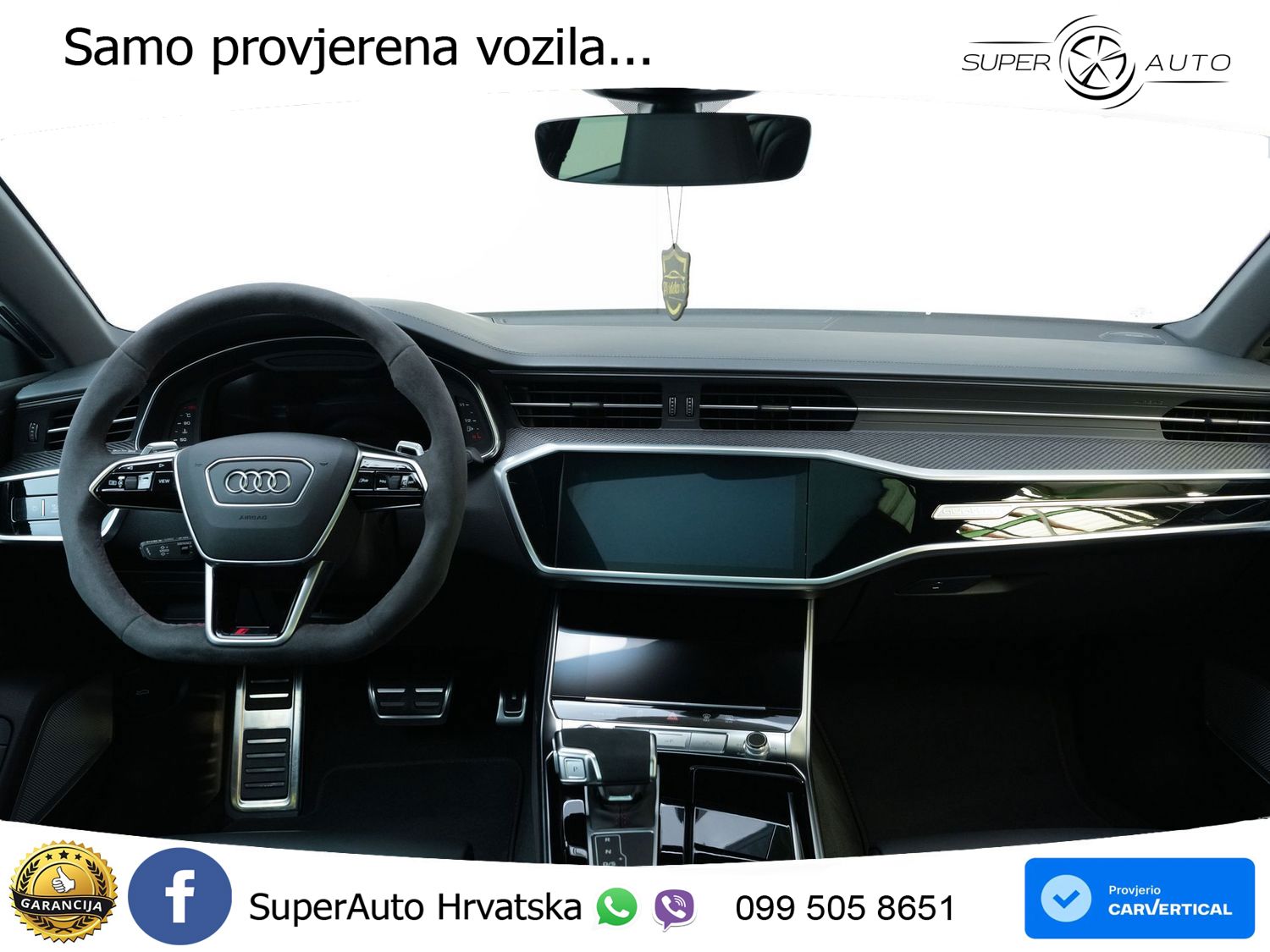 Audi RS7 4.0 TFSI V8 performance (630 KS) quattro tiptronic MATRIX+GR SJED+KAM