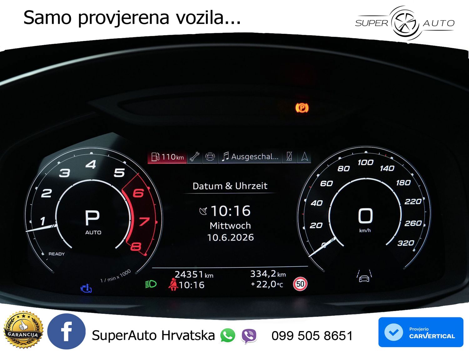 Audi RS7 4.0 TFSI V8 performance (630 KS) quattro tiptronic MATRIX+GR SJED+KAM
