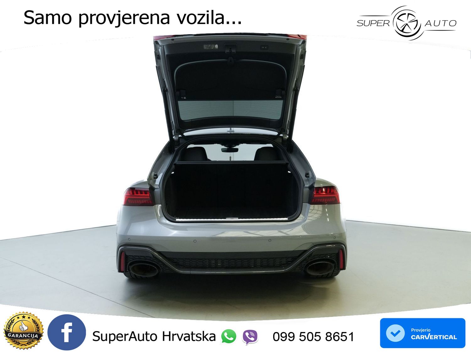 Audi RS7 4.0 TFSI V8 performance (630 KS) quattro tiptronic MATRIX+GR SJED+KAM