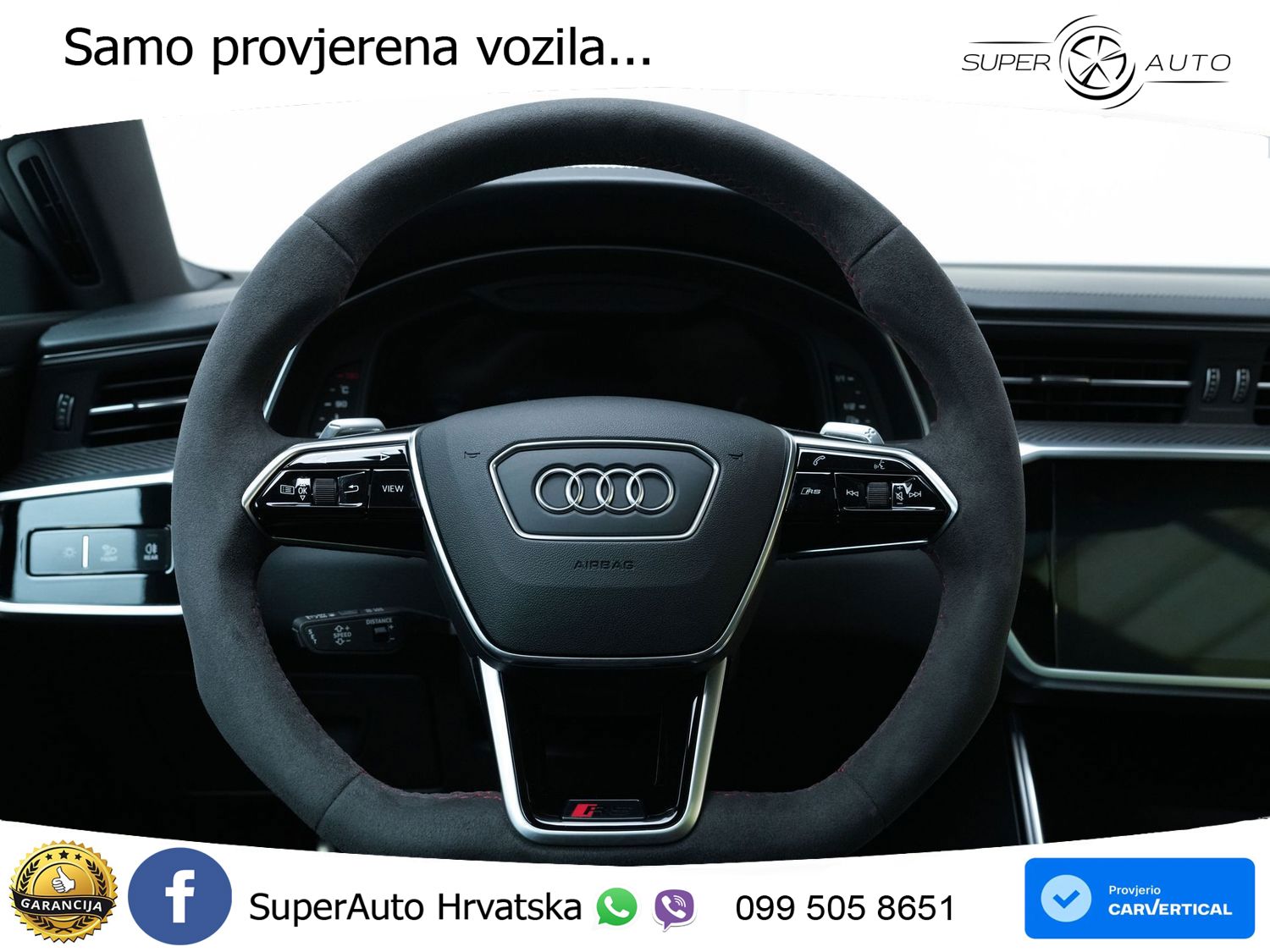 Audi RS7 4.0 TFSI V8 performance (630 KS) quattro tiptronic MATRIX+GR SJED+KAM