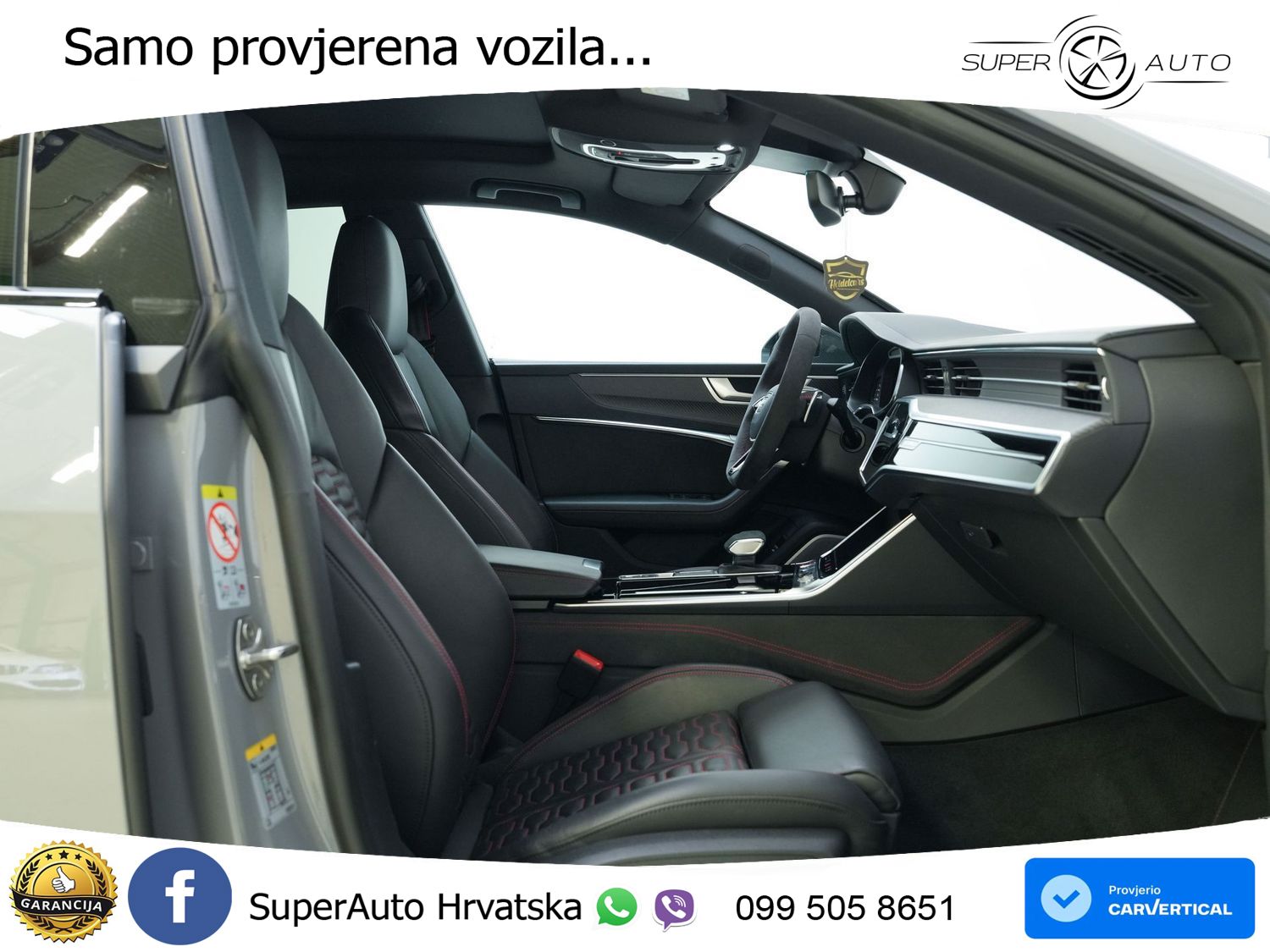 Audi RS7 4.0 TFSI V8 performance (630 KS) quattro tiptronic MATRIX+GR SJED+KAM