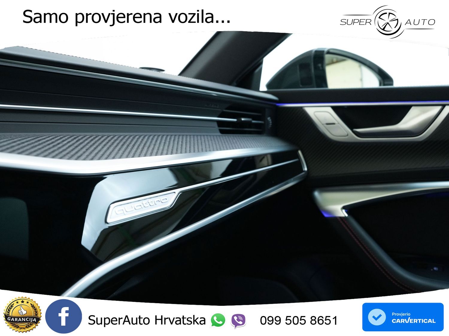 Audi RS7 4.0 TFSI V8 performance (630 KS) quattro tiptronic MATRIX+GR SJED+KAM