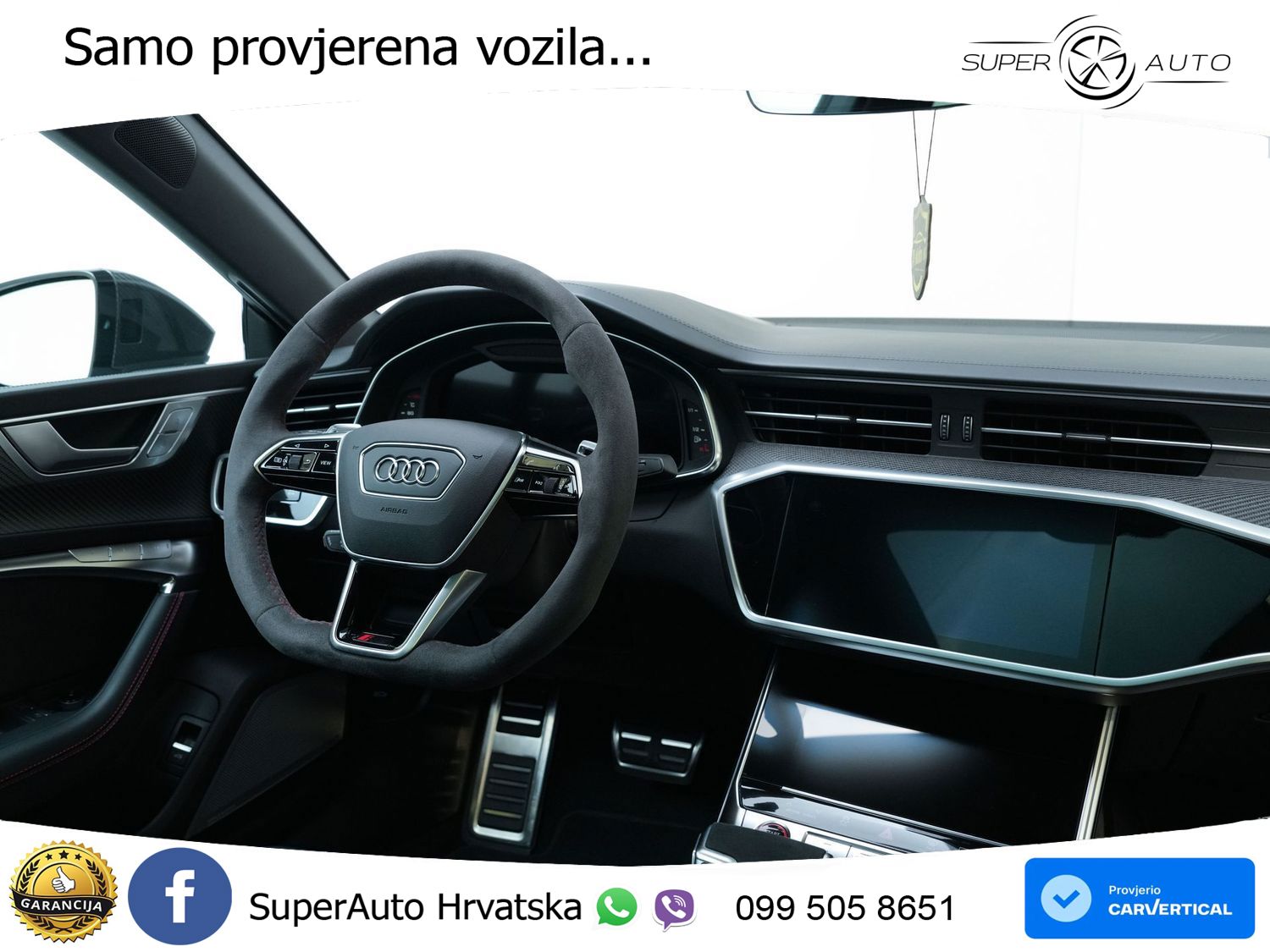 Audi RS7 4.0 TFSI V8 performance (630 KS) quattro tiptronic MATRIX+GR SJED+KAM