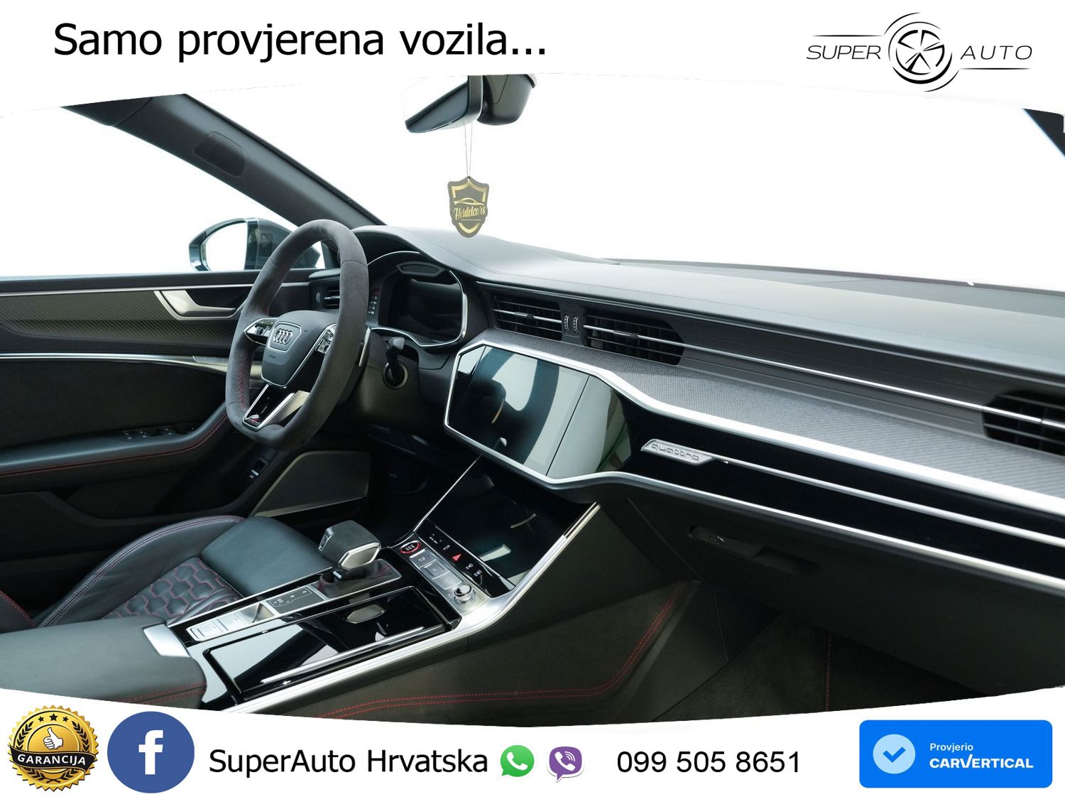 Audi RS7 4.0 TFSI V8 performance (630 KS) quattro tiptronic MATRIX+GR SJED+KAM