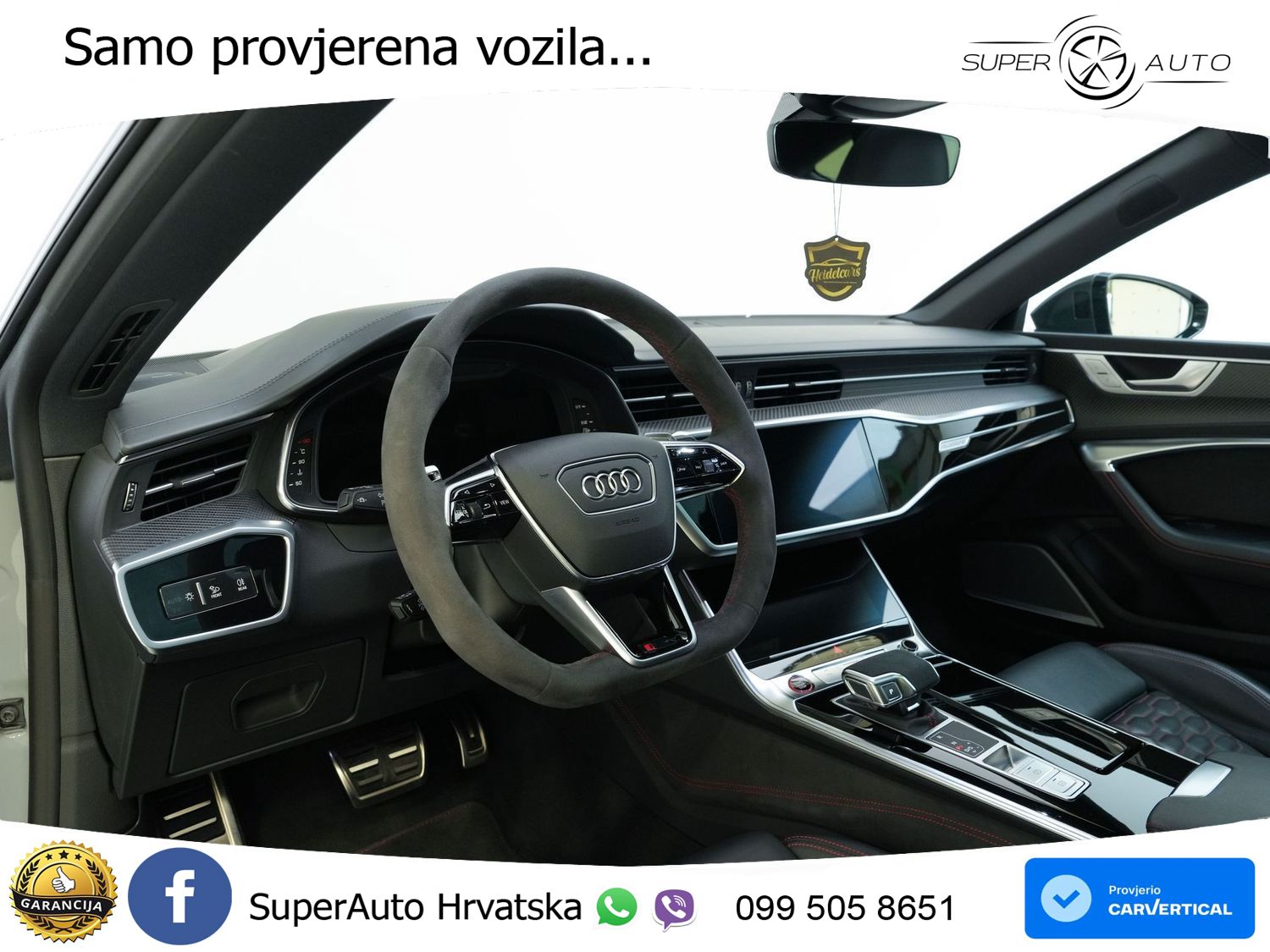 Audi RS7 4.0 TFSI V8 performance (630 KS) quattro tiptronic MATRIX+GR SJED+KAM