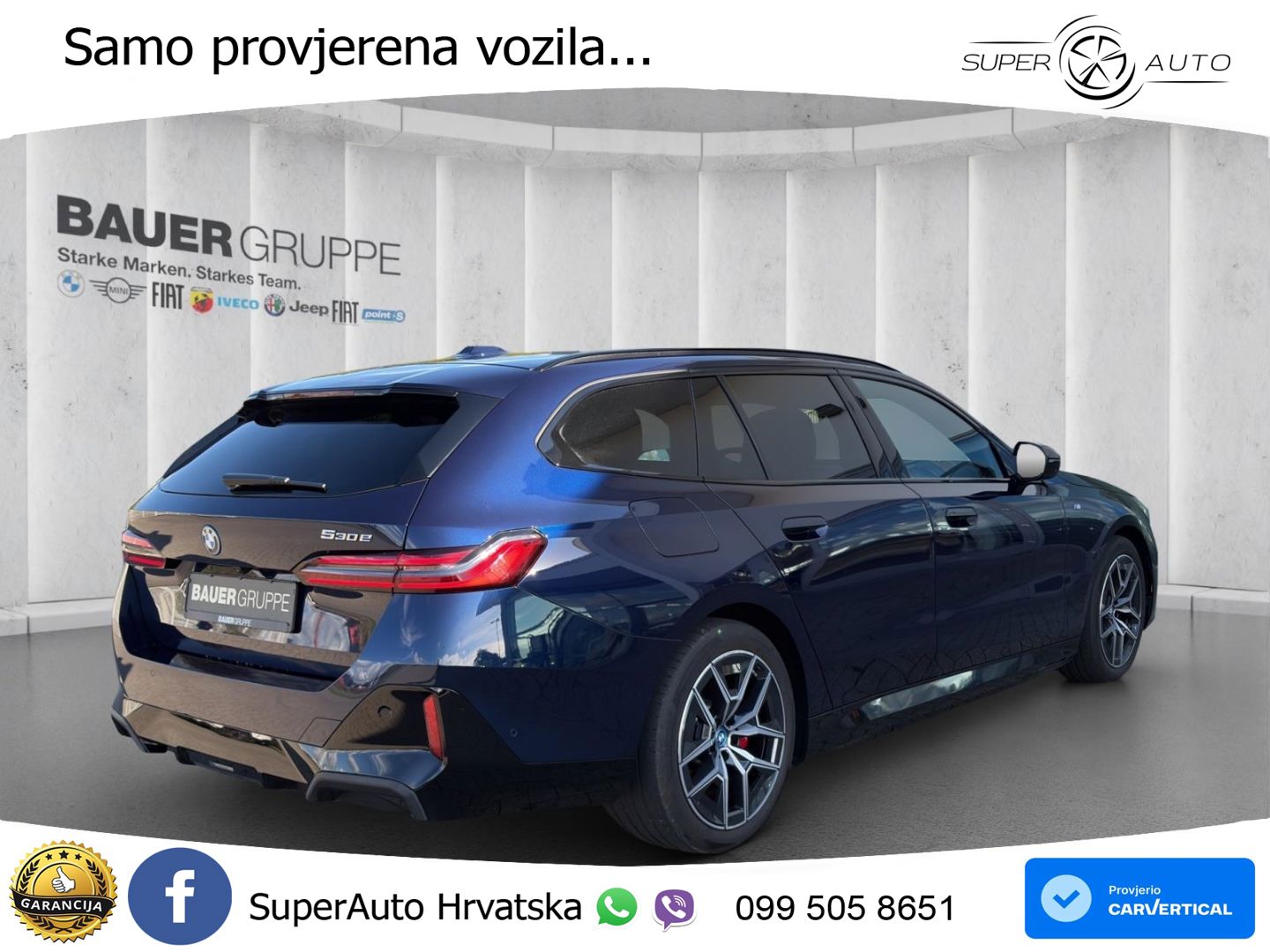 BMW 530e Touring (299 KS) Steptronic M Sport LED+GR SJED+ACC