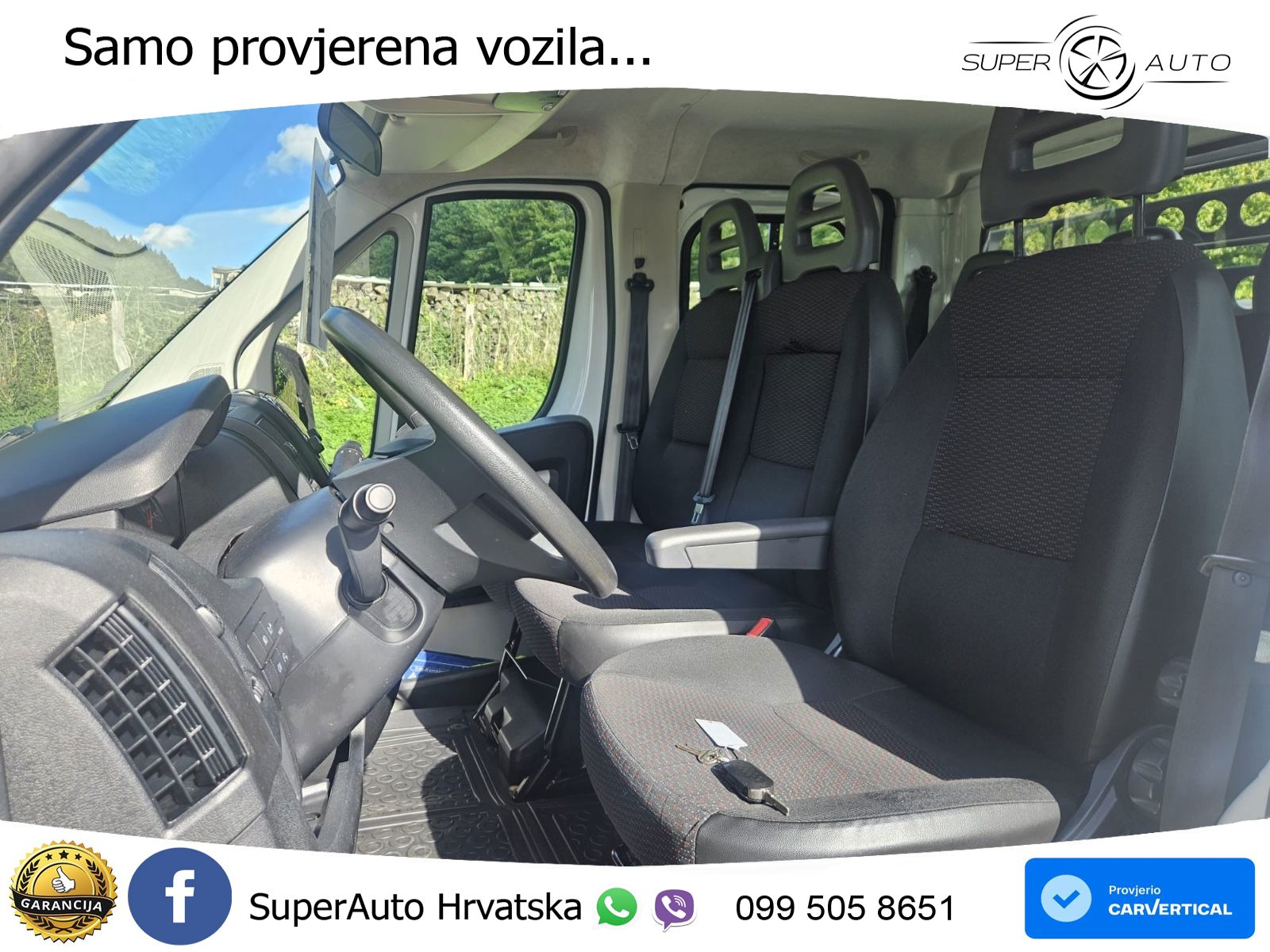 Peugeot Boxer Doka 3-Seitenkipper AHK Klima 1.Hand 131 KS