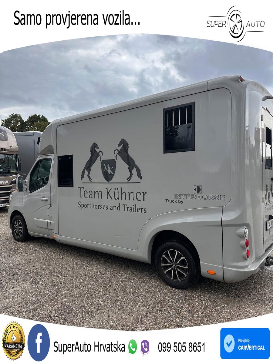 Renault Master Interhorse  5 Sitzer  Haras / Hengste 170 KS