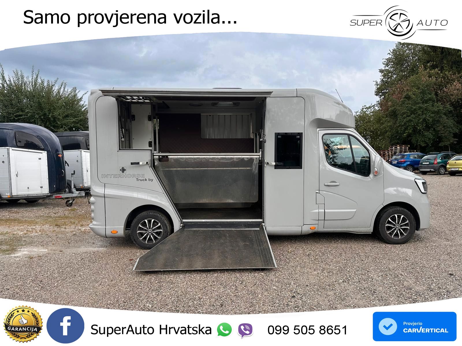 Renault Master Interhorse  5 Sitzer  Haras / Hengste 170 KS