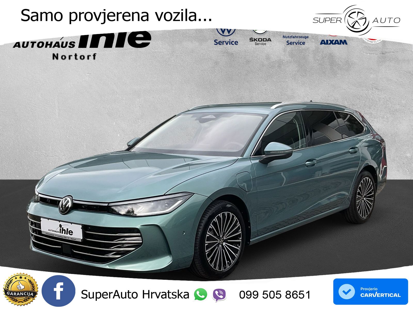 Volkswagen Passat Variant 1.5 TSI (204 KS) eHybrid DSG Elegance LED+GR SJED+ACC