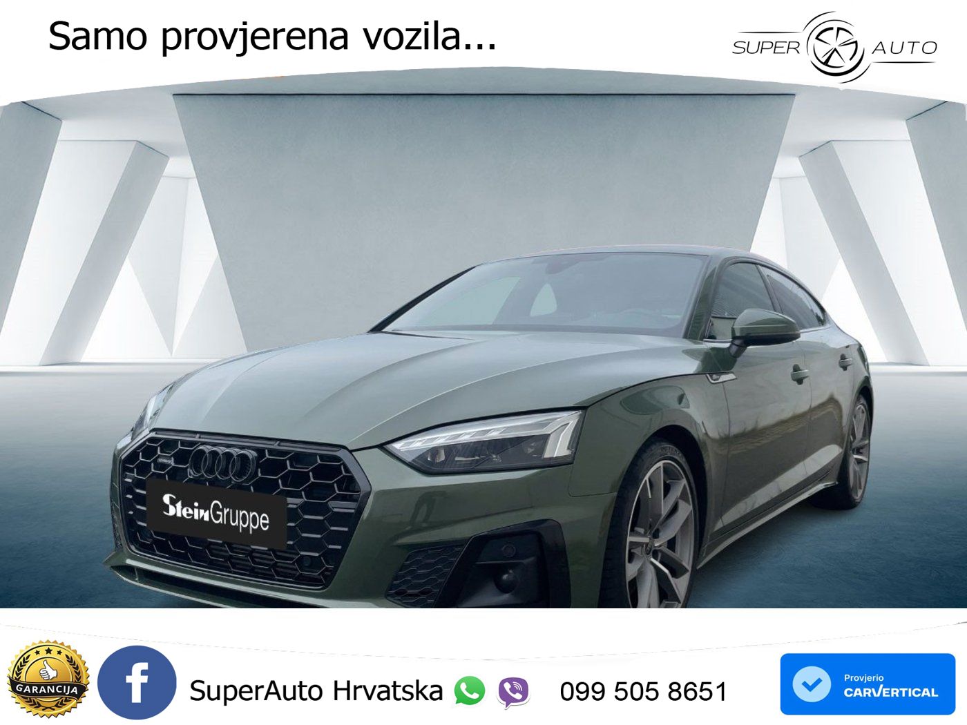 Audi A5 Sportback 45 TFSI (265 KS) quattro S tronic S line MATRIX+GR SJED+KAM