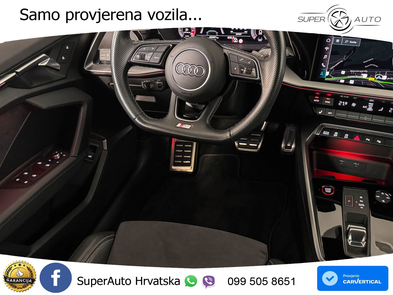 Audi S3 2.0 TFSI (310 KS) quattro S tronic S line LED+GR SJED+ACC