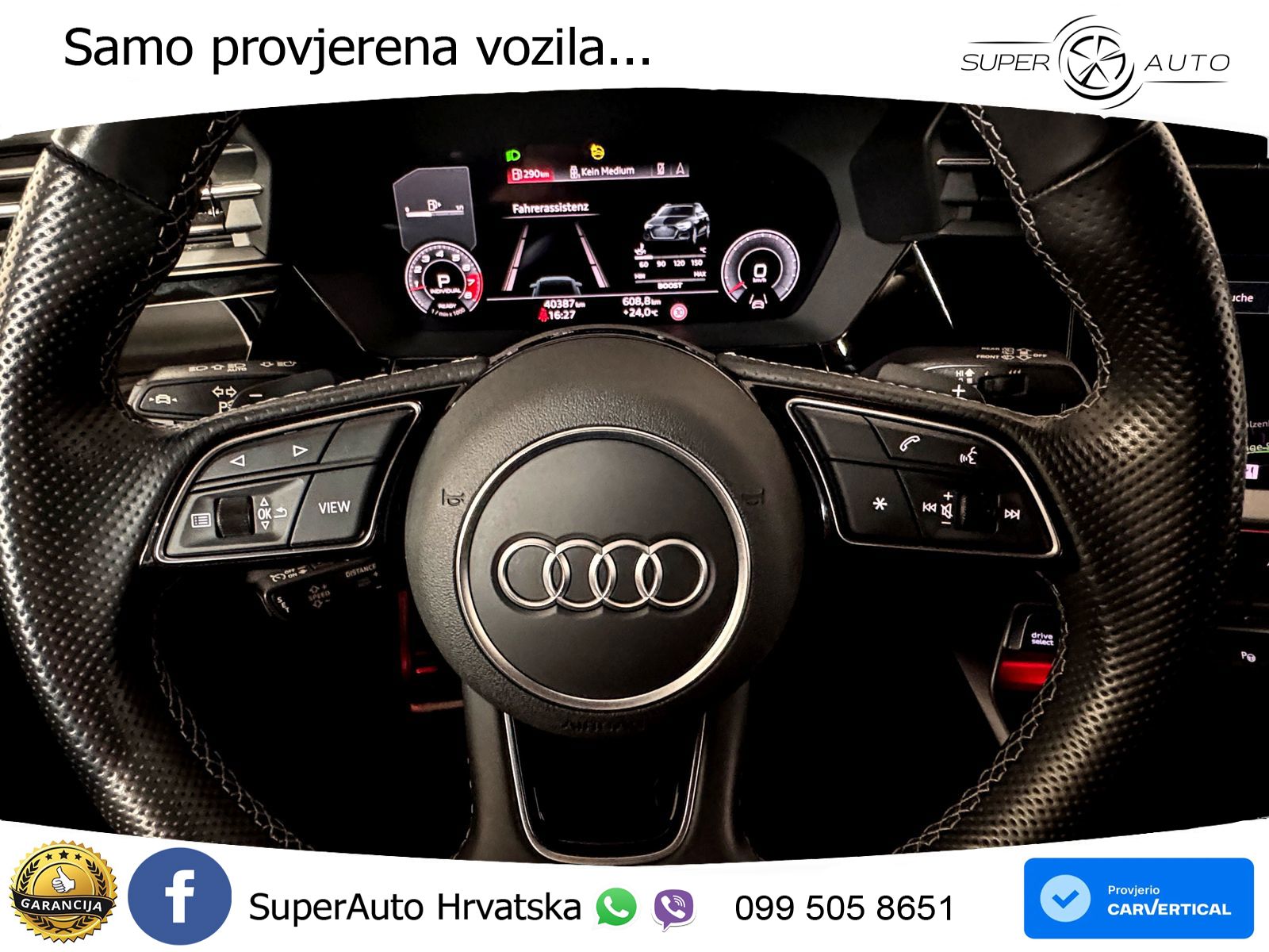 Audi S3 2.0 TFSI (310 KS) quattro S tronic S line LED+GR SJED+ACC