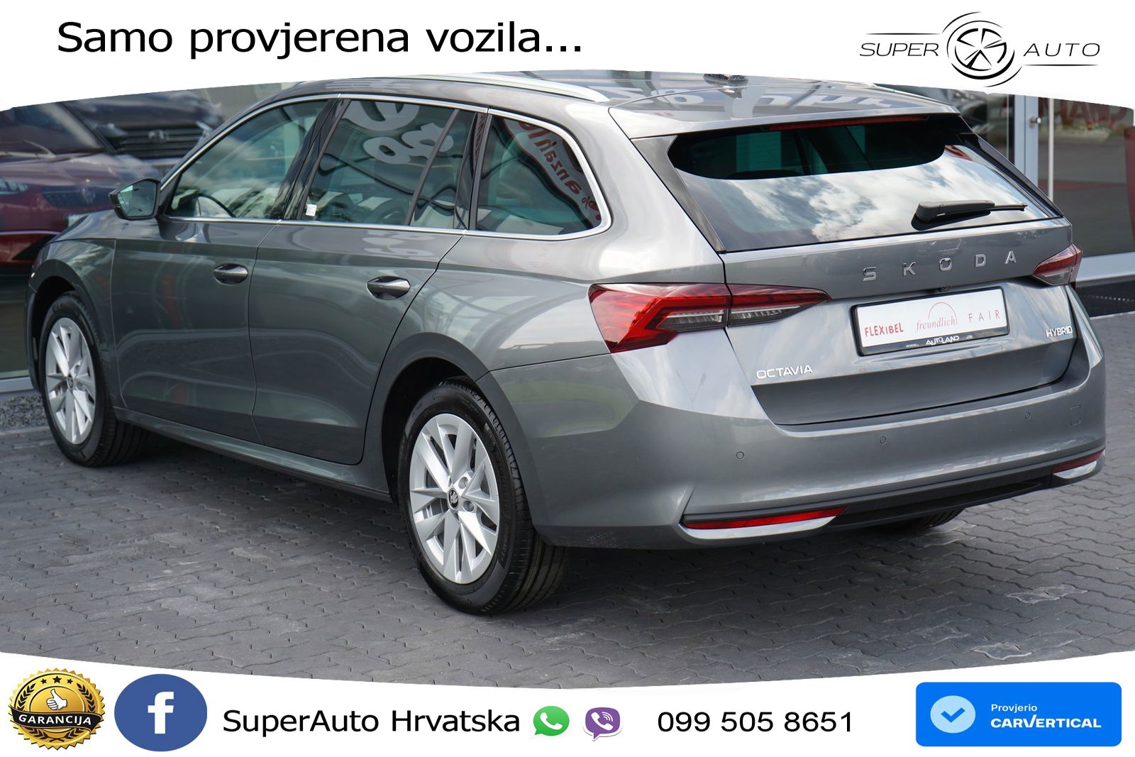 Škoda Octavia Combi 1.5 TSI (150 KS) DSG LED+GR SJED+ACC