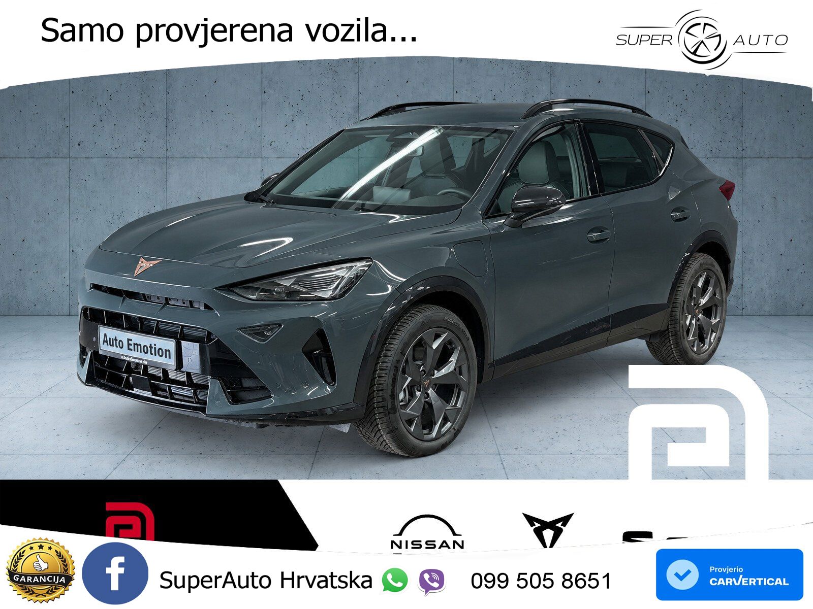 Cupra Formentor 1.5 TSI (204 KS) e-Hybrid DSG LED+GR SJED+ACC