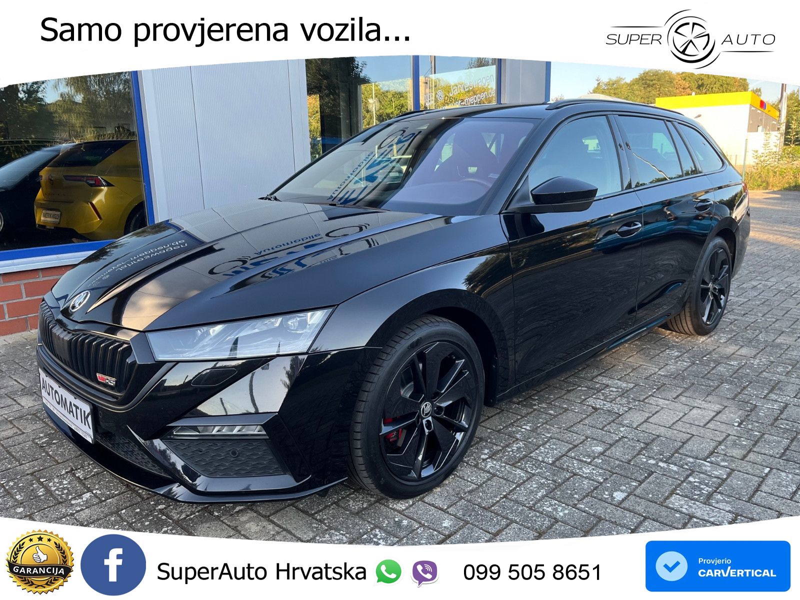 Škoda Octavia Combi RS 2.0 TDI (200 KS) 4x4 DSG
