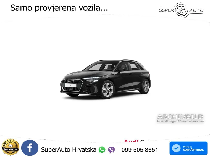 Audi A3 30 TDI (116 KS) S line LED+GR SJED+ACC