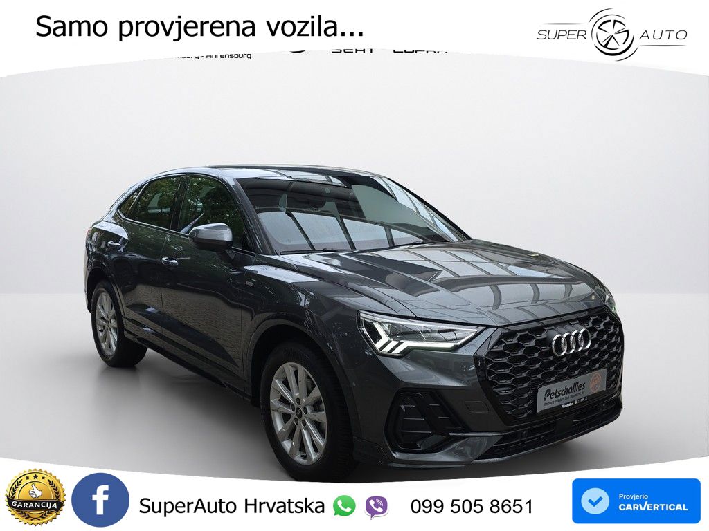 Audi Q3 II Sportback 35 TFSI (150 KS) S tronic S line LED+GR SJED+ACC