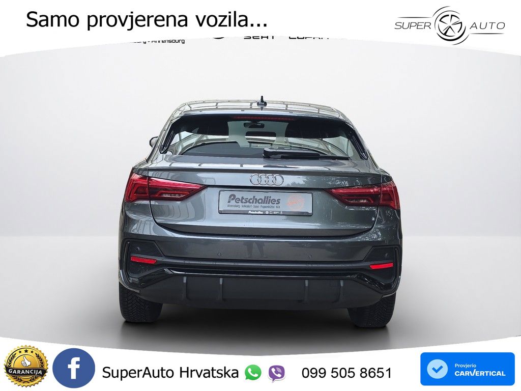 Audi Q3 II Sportback 35 TFSI (150 KS) S tronic S line LED+GR SJED+ACC