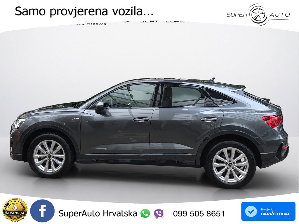 Audi Q3 II Sportback 35 TFSI (150 KS) S tronic S line LED+GR SJED+ACC