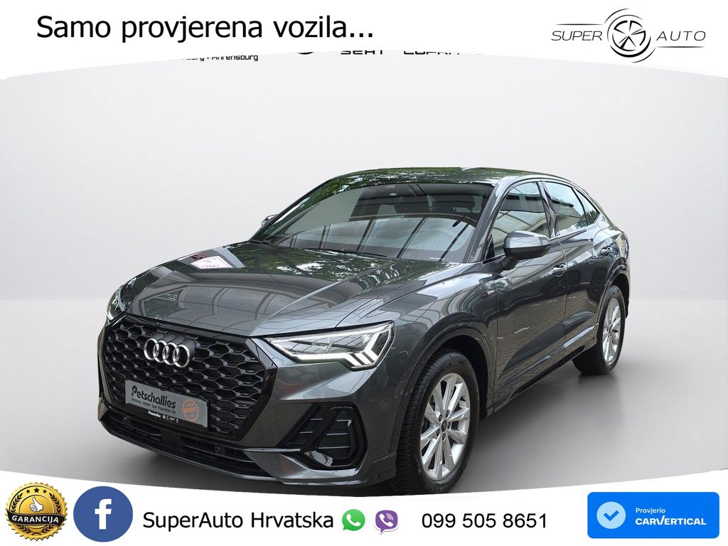 Audi Q3 II Sportback 35 TFSI (150 KS) S tronic S line LED+GR SJED+ACC