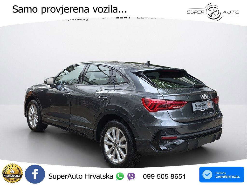 Audi Q3 II Sportback 35 TFSI (150 KS) S tronic S line LED+GR SJED+ACC