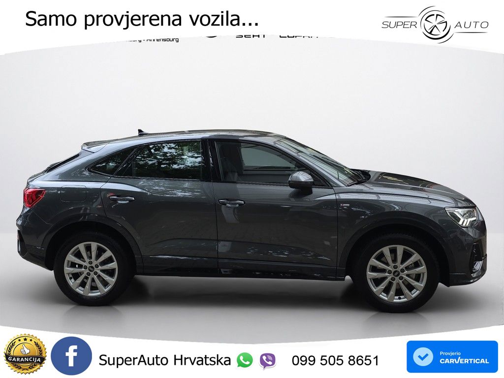 Audi Q3 II Sportback 35 TFSI (150 KS) S tronic S line LED+GR SJED+ACC