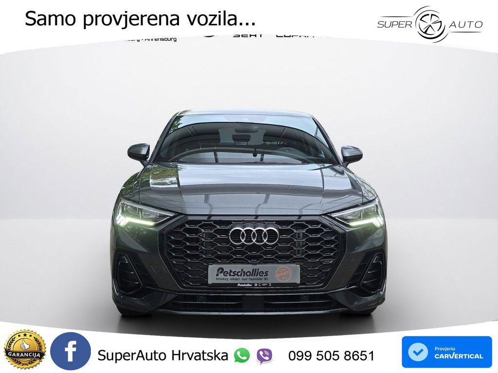 Audi Q3 II Sportback 35 TFSI (150 KS) S tronic S line LED+GR SJED+ACC