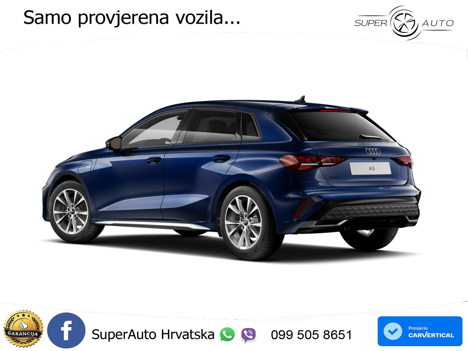 Audi A3 Sportback 40 TFSI e (204 KS) Plug-in Hybrid S tronic S line LED+GR SJED+ACC