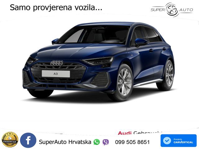 Audi A3 Sportback 40 TFSI e (204 KS) Plug-in Hybrid S tronic S line LED+GR SJED+ACC