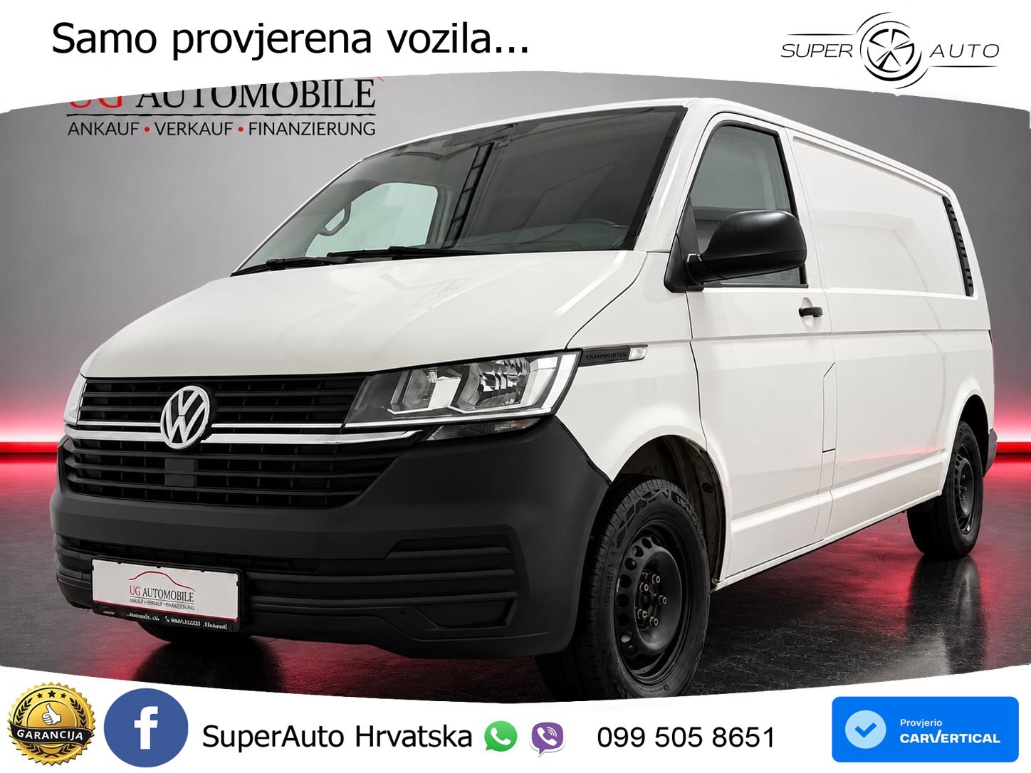 Volkswagen T6.1 Transporter Kasten FWD lang * 1.H* KLIMA * 110 KS