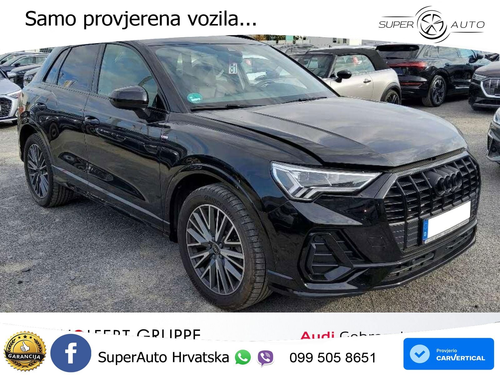 Audi Q3 45 TFSIe (245 KS) S tronic S line LED+GR SJED+ACC