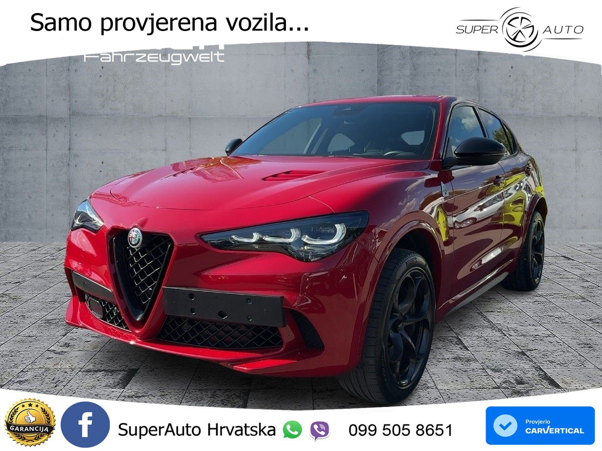 Alfa Romeo Stelvio Quadrifoglio 2.9 V6 Bi-Turbo (520 KS) Q4 Automatic LED+GR SJED+ACC