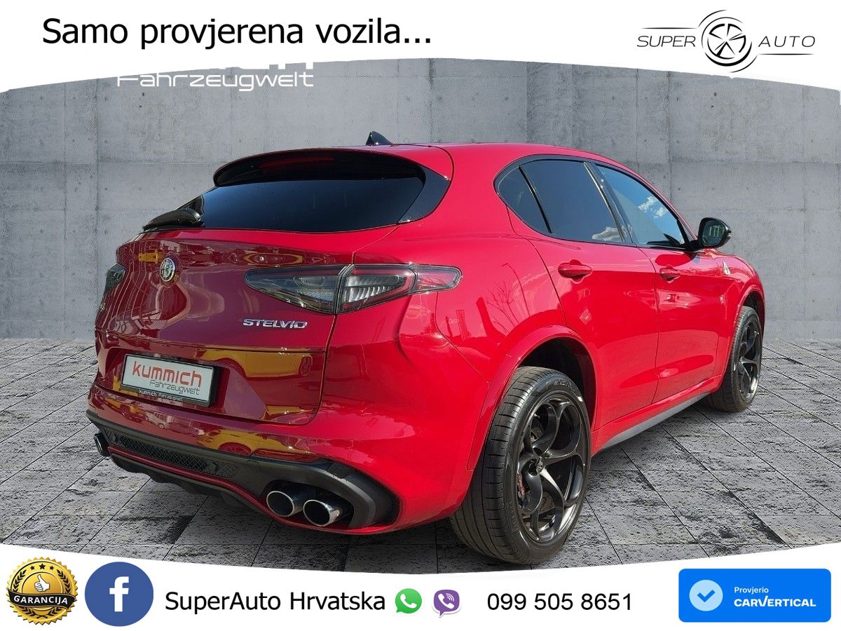 Alfa Romeo Stelvio Quadrifoglio 2.9 V6 Bi-Turbo (520 KS) Q4 Automatic LED+GR SJED+ACC