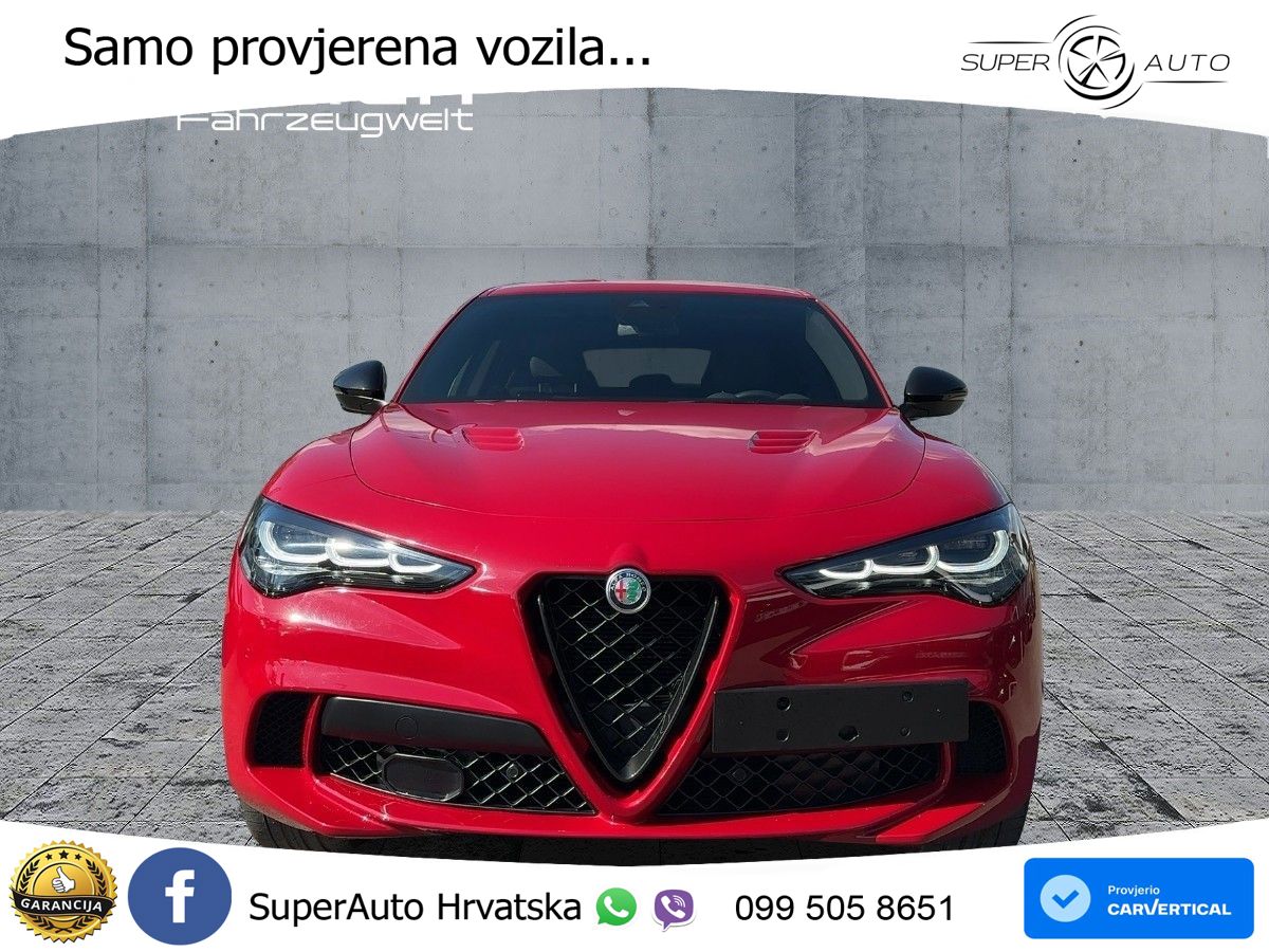 Alfa Romeo Stelvio Quadrifoglio 2.9 V6 Bi-Turbo (520 KS) Q4 Automatic LED+GR SJED+ACC