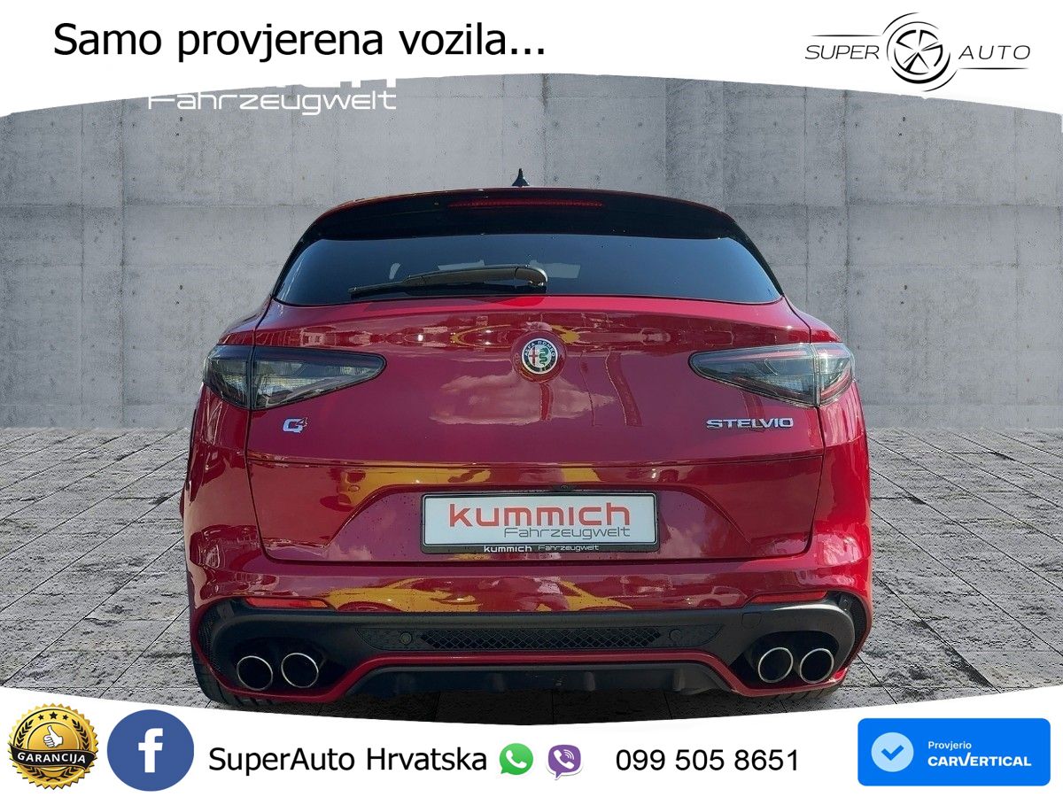 Alfa Romeo Stelvio Quadrifoglio 2.9 V6 Bi-Turbo (520 KS) Q4 Automatic LED+GR SJED+ACC
