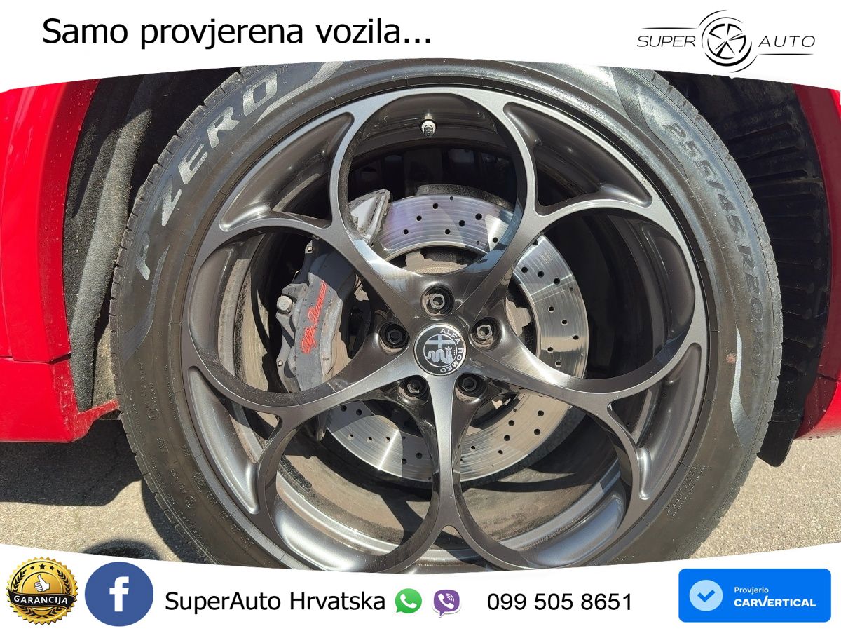 Alfa Romeo Stelvio Quadrifoglio 2.9 V6 Bi-Turbo (520 KS) Q4 Automatic LED+GR SJED+ACC