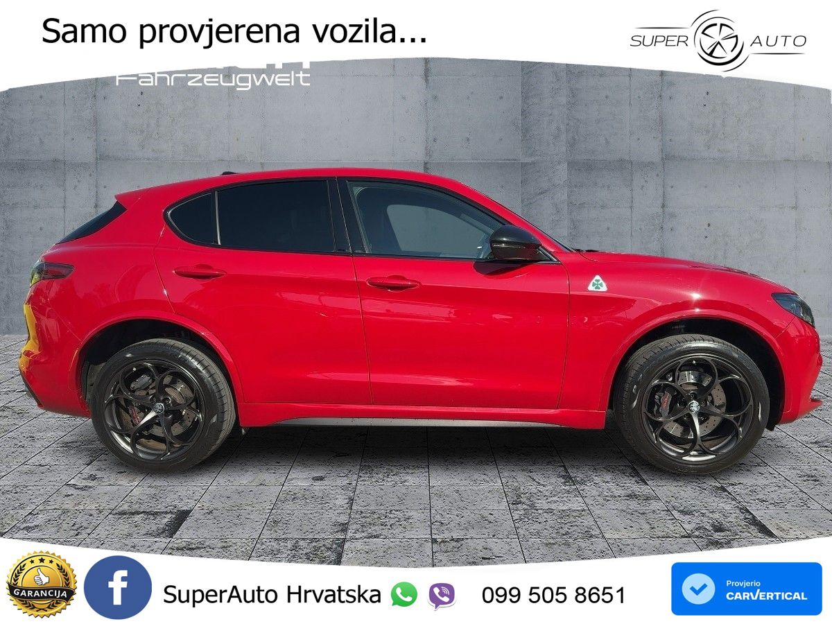 Alfa Romeo Stelvio Quadrifoglio 2.9 V6 Bi-Turbo (520 KS) Q4 Automatic LED+GR SJED+ACC