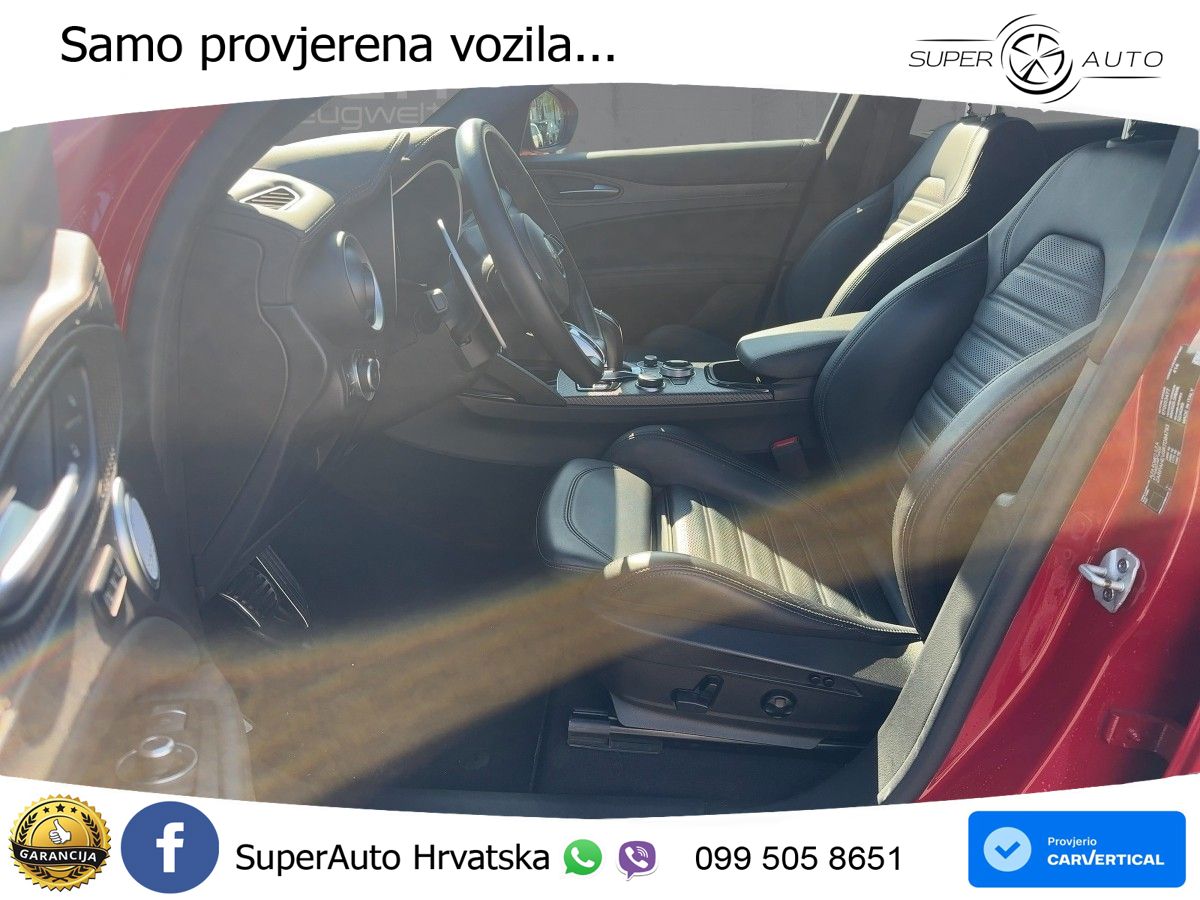 Alfa Romeo Stelvio Quadrifoglio 2.9 V6 Bi-Turbo (520 KS) Q4 Automatic LED+GR SJED+ACC